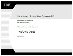 IBM Notes and Domino Sales Professional v3