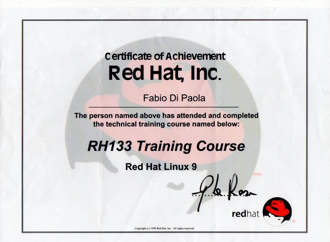 RH133 training course Linux Red Hat